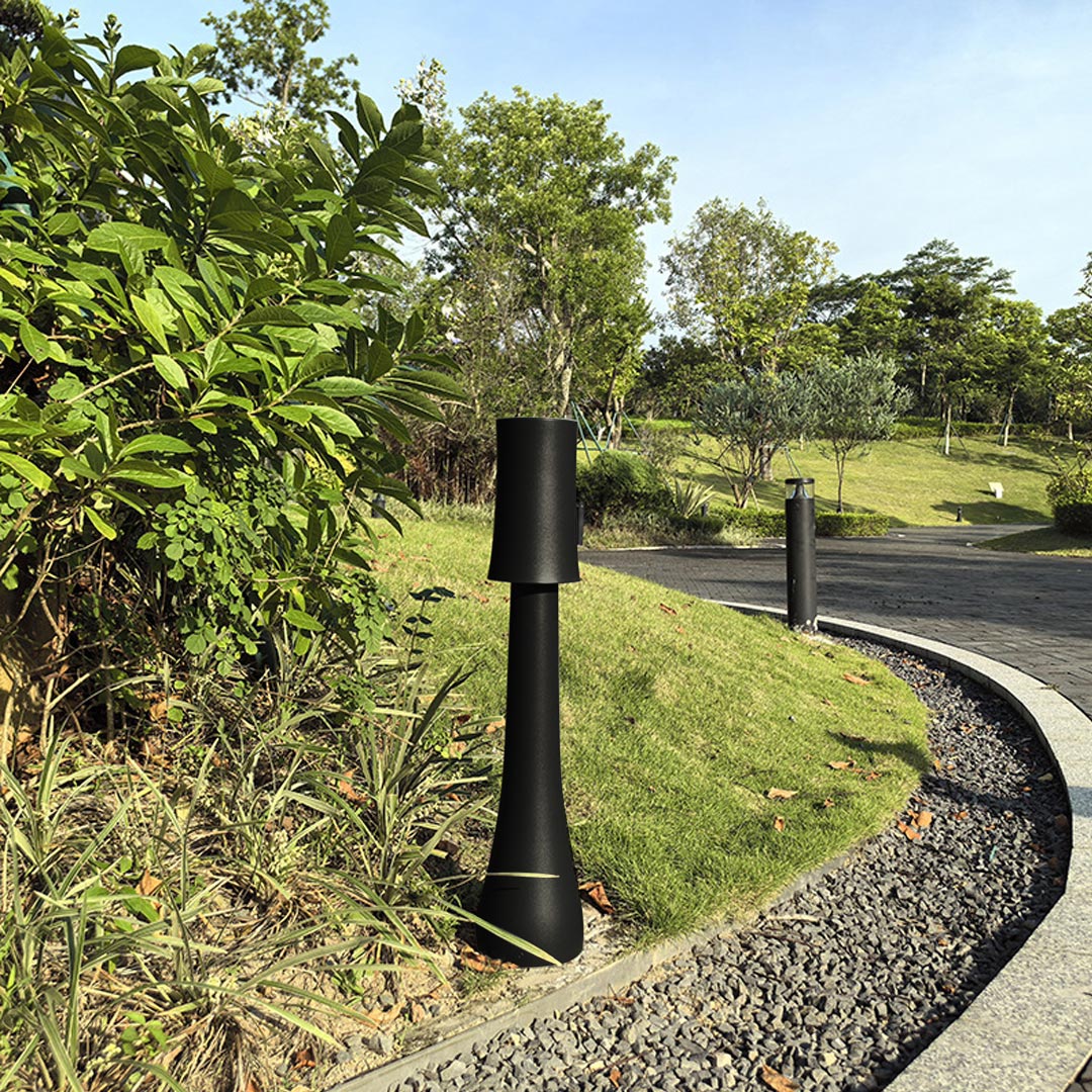Aluminum Bollard Light for Landscape Paths, IP65 Waterproof