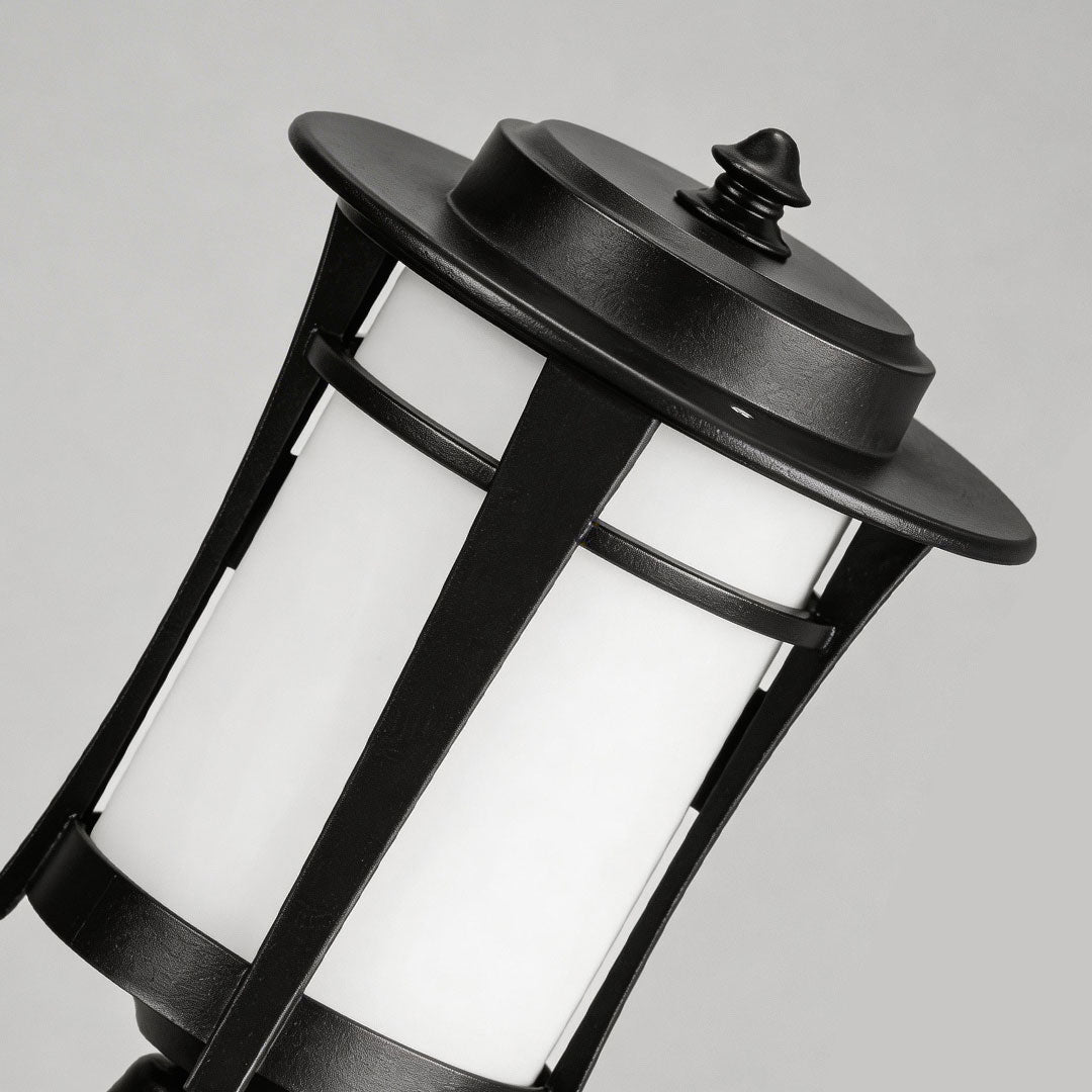 Modern Pillar Lights for Gate – Minimalist Outdoor Post Lighting in Black