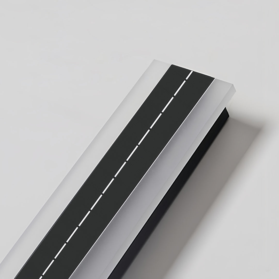 Aria Linear Outdoor Wall Light – Modern Solar-Powered Architectural Sconce