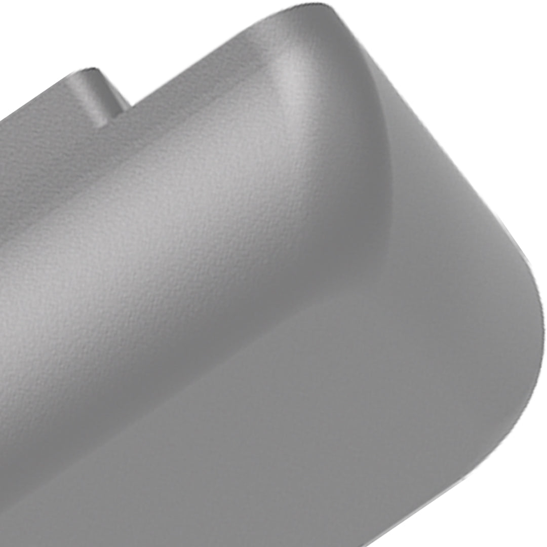 Minimalist Geometric Outdoor Wall Sconce in Gray Die-Cast Aluminum