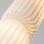 Cylinder Silk Pendant Light with Wabi-Sabi Elegance
