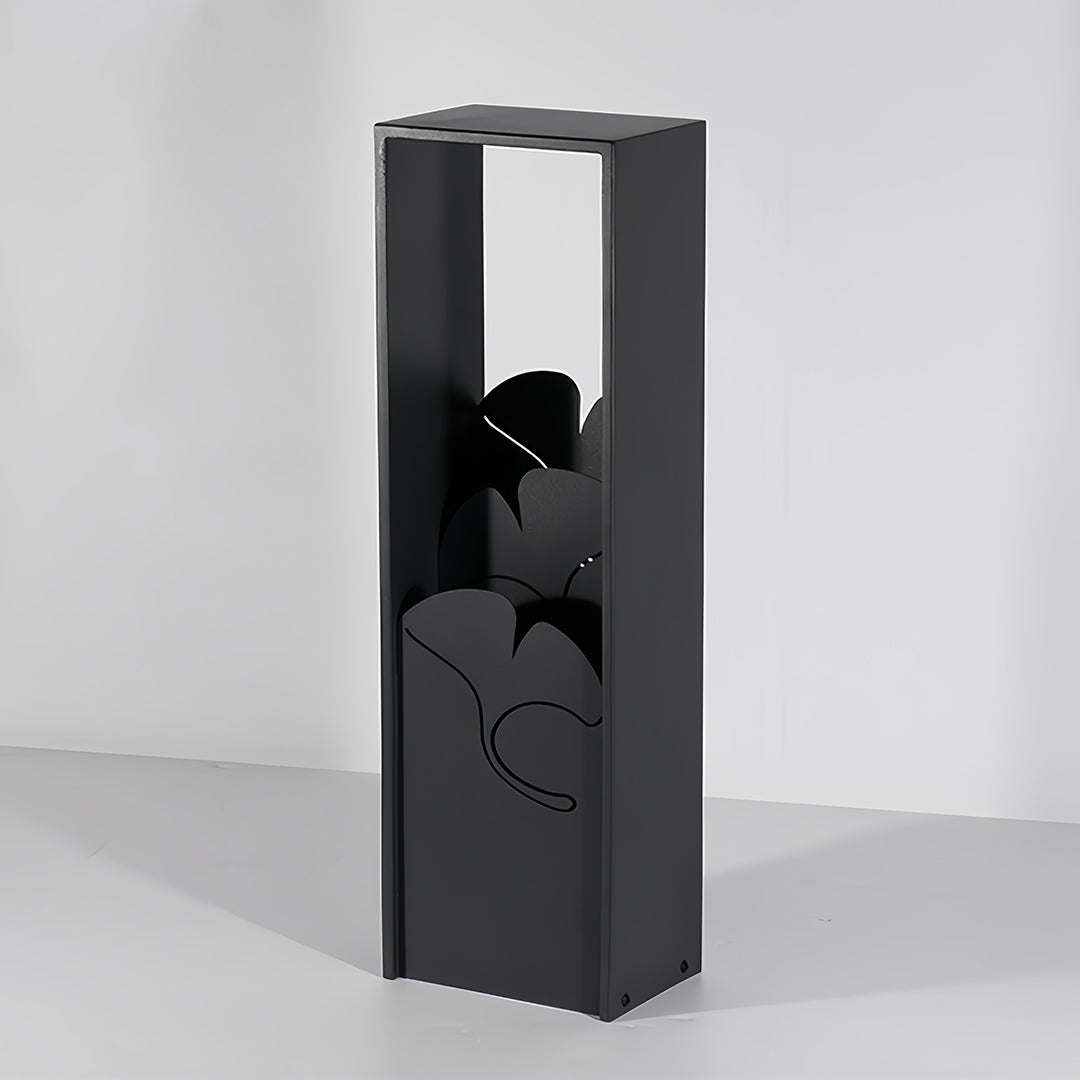 Artisan Black Bollard Light for Modern Landscape Illumination