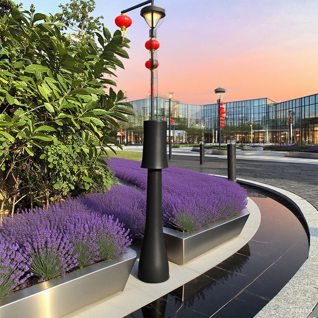 Aluminum Bollard Light for Landscape Paths, IP65 Waterproof