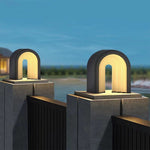 Modern Minimalist Outdoor Pillar Lights for Courtyard and Garden