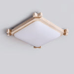 Xavren Travertine LED Flush Mount Ceiling Light for Modern Interiors