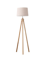 York Tripod Wooden Floor Lamp