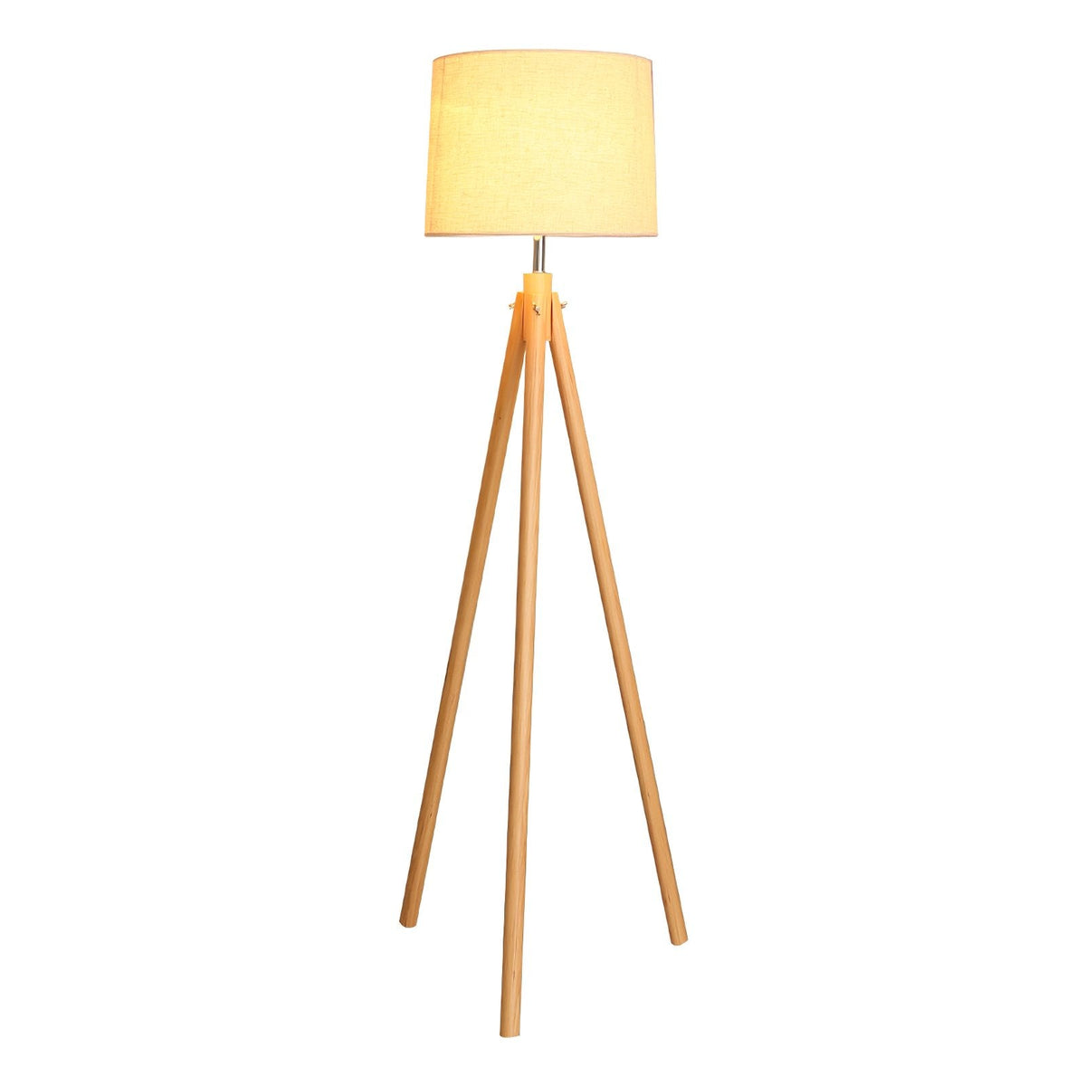 York Tripod Wooden Floor Lamp