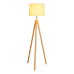 York Tripod Wooden Floor Lamp