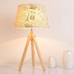 York Tripod Wooden Table Lamp