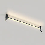 Modern Flush Mount Ceiling Light with Rotating LED Spotlights