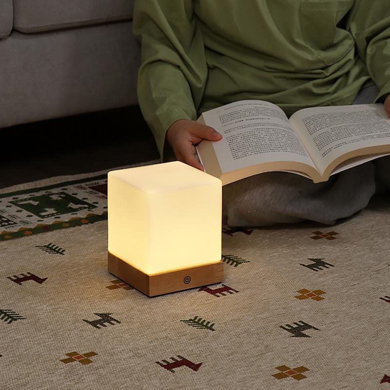 Mini Cube Led Table Lamp Ambient Lighting