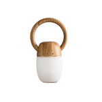 Zen Buddha Portable Table Lamp – Handcrafted Wooden LED Accent Light