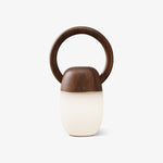 Zen Buddha Portable Table Lamp – Handcrafted Wooden LED Accent Light