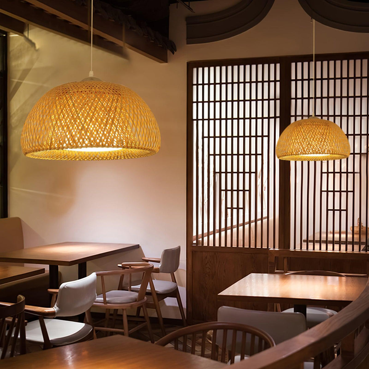 Zenith Bamboo Pendant Light