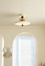 Zephiro Modern Ceiling Light – Memphis Style LED Flush Mount