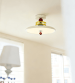Zephiro Modern Ceiling Light – Memphis Style LED Flush Mount