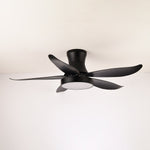 Zephyr Noir Ceiling Fan with Integrated LED Light, 48"