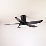 Zephyr Noir Ceiling Fan with Integrated LED Light, 48"
