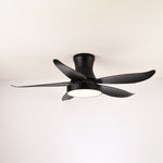 Zephyr Noir Ceiling Fan with Integrated LED Light, 48"