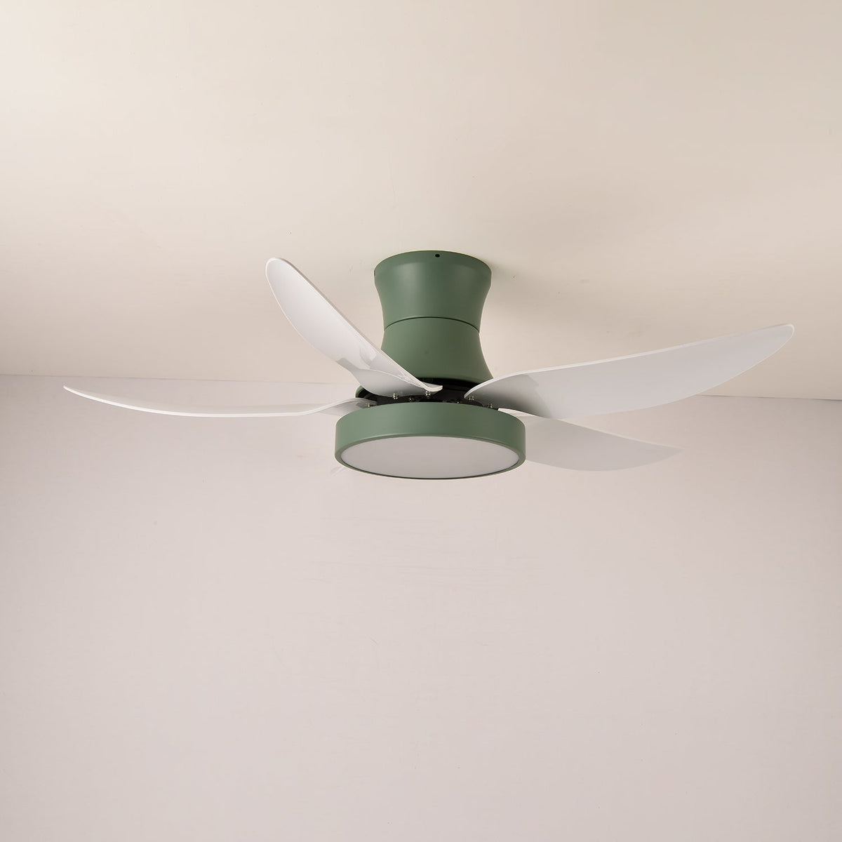 Zephyr Noir Ceiling Fan with Integrated LED Light, 48"