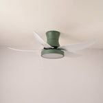 Zephyr Noir Ceiling Fan with Integrated LED Light, 48"