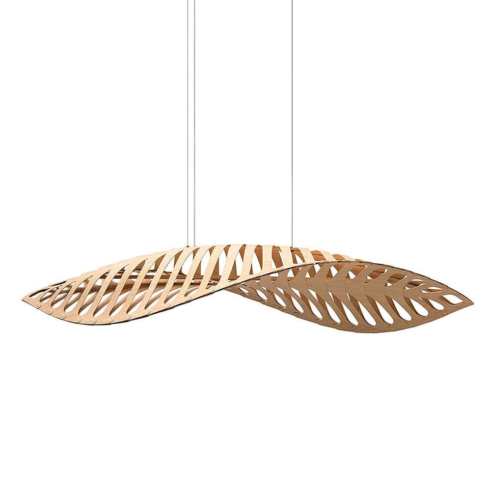 Zephyr Organic Wood LED Pendant Light for Modern Interiors
