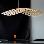 Zephyr Organic Wood LED Pendant Light for Modern Interiors