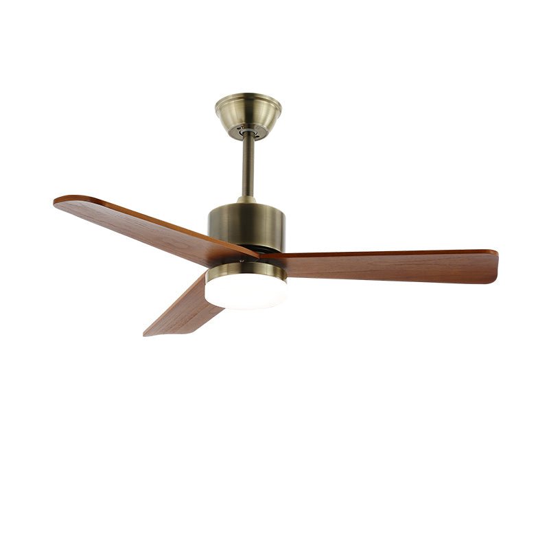 Zephyr Wooden Ceiling Fan with Integrated LED Light, 42" and 52" Options
