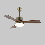 Zephyr Wooden Ceiling Fan with Integrated LED Light, 42" and 52" Options