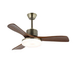 Zephyr Wooden Ceiling Fan with Integrated LED Light, 42" and 52" Options