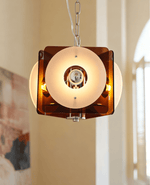 Zerina Sculptural Pendant Light with Layered Acrylic Shades