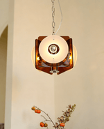Zerina Sculptural Pendant Light with Layered Acrylic Shades