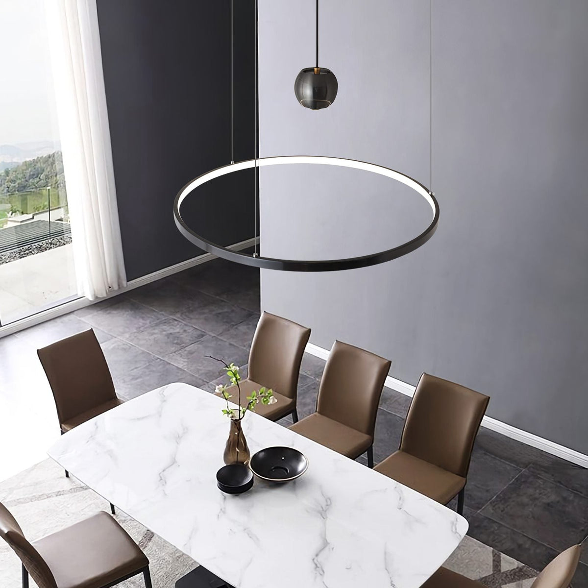 Zero Round Chandelier