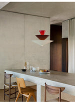 Zevira Tiered Pendant Light – Sculptural LED Chandelier for Dining & Living Spaces