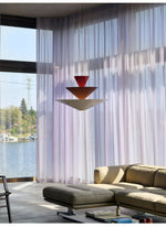 Zevira Tiered Pendant Light – Sculptural LED Chandelier for Dining & Living Spaces