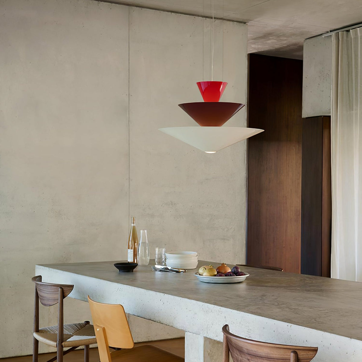 Zevira Tiered Pendant Light – Sculptural LED Chandelier for Dining & Living Spaces