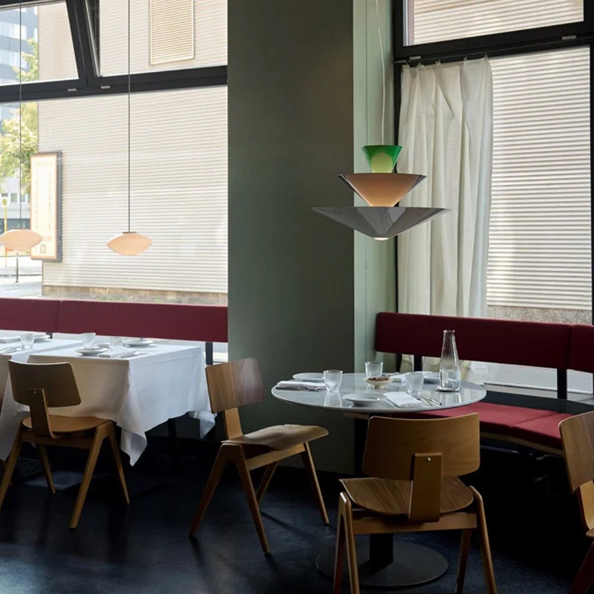 Zevira Tiered Pendant Light – Sculptural LED Chandelier for Dining & Living Spaces