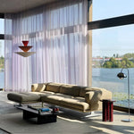 Zevira Tiered Pendant Light – Sculptural LED Chandelier for Dining & Living Spaces