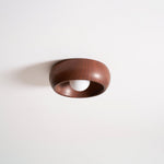 Arboris Ring Ceiling Light – Modern Wood Grain LED Flush Mount