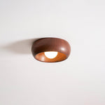 Arboris Ring Ceiling Light – Modern Wood Grain LED Flush Mount