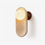 Tavian Arch Travertine Wall Sconce in Yellow Travertine