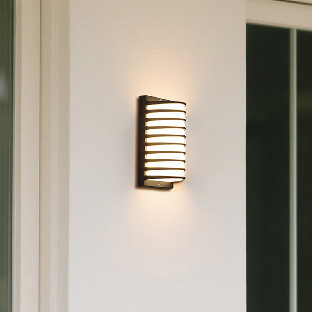 Minimalist Nordic Outdoor Wall Sconce with Warm Ambient LED Light