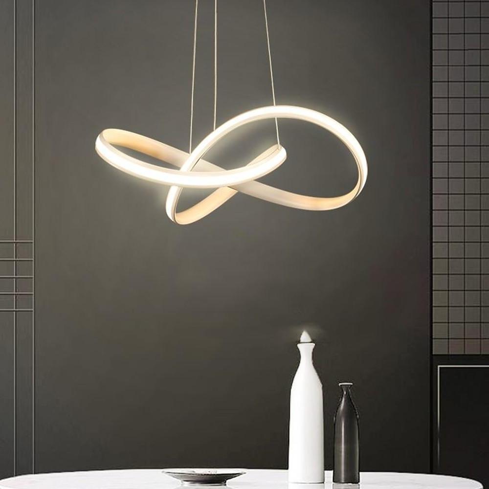 Mobius Ring Pendant 1 Light Cluster Led Ceiling Light