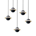 Saturn LED Pendant Light – Modern Acrylic Ceiling Lamp for Dining & Kitchen