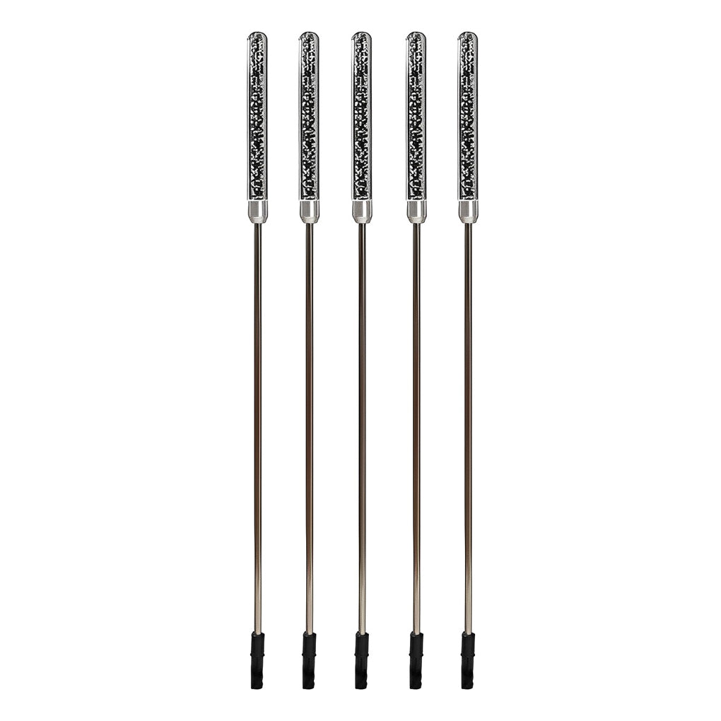 Lumina Reed LED Garden Light Set of Five in Acrylic and Stainless Steel