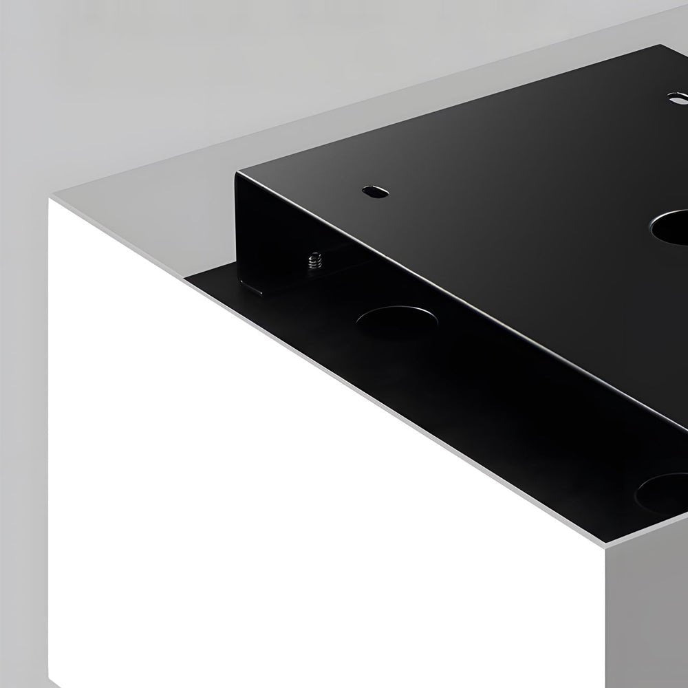 Modular LED Flush Mount Spotlight with Four Adjustable Cube Heads