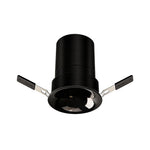 Recessed LED Spotlights with Hill-Effect Optics, Modern Architectural Downlights, Set of 2