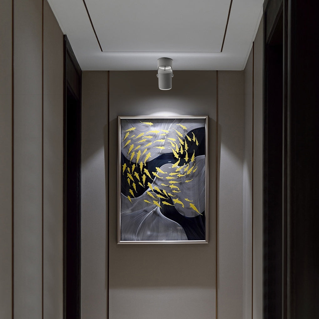 Modern Adjustable LED Downlight in Aluminum for Ceiling and Wall