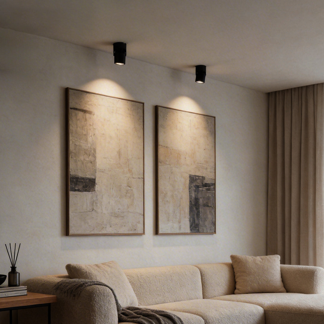 Modern Adjustable LED Downlight in Aluminum for Ceiling and Wall
