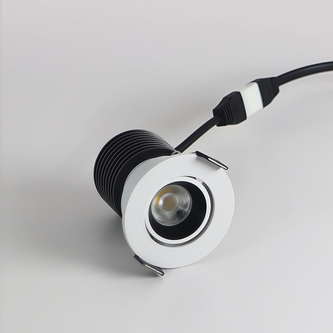 Recessed LED Spotlight with Adjustable 15 Degree Beam for Accent Lighting
